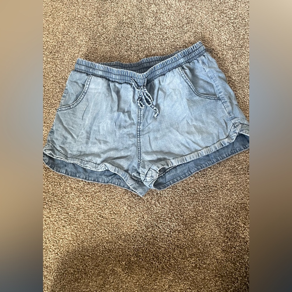 Universal Thread Light Blue High Waist Shorts